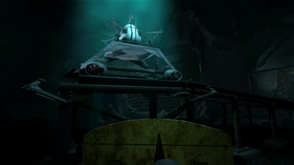 Screenshot of the mysterious egg from Amerzone